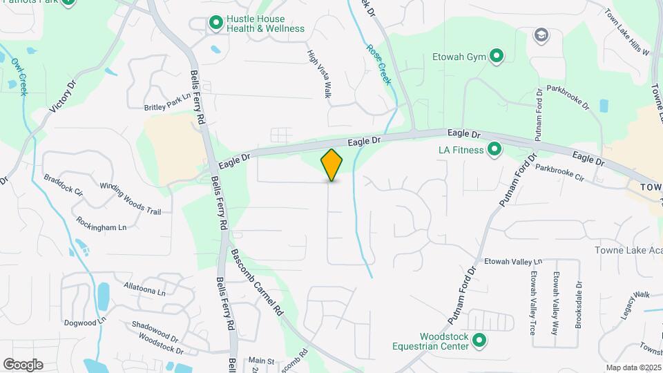 1035 Atherton Ln Map and Location Details