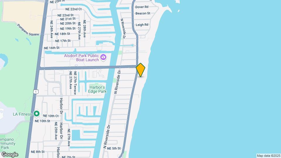 Solemar Pompano Beach Map and Location Details