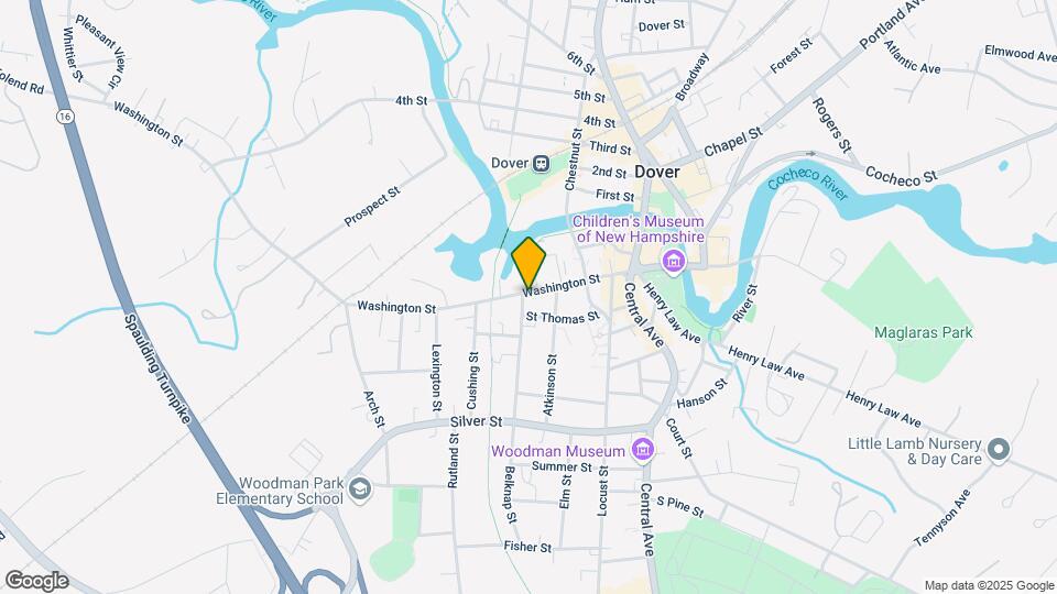 184 Washington St, Unit 184Washington St Dover N Map and Location Details