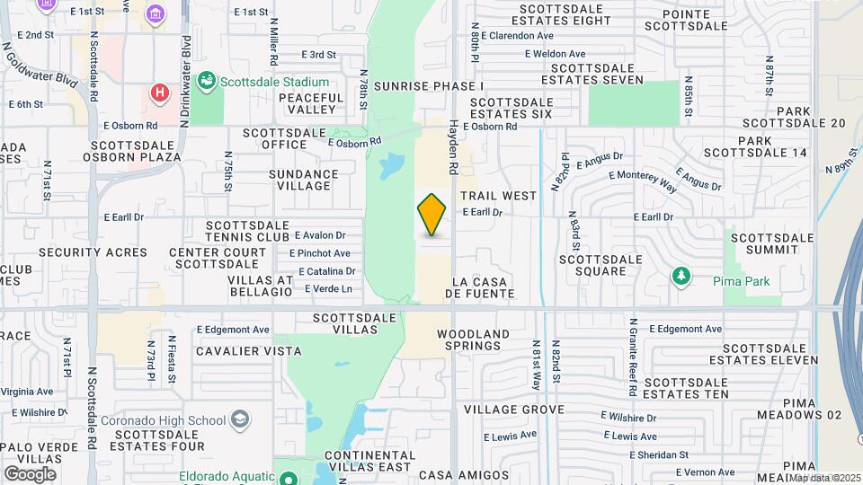 3030 N Hayden Rd, Unit Hayden Rd Map and Location Details