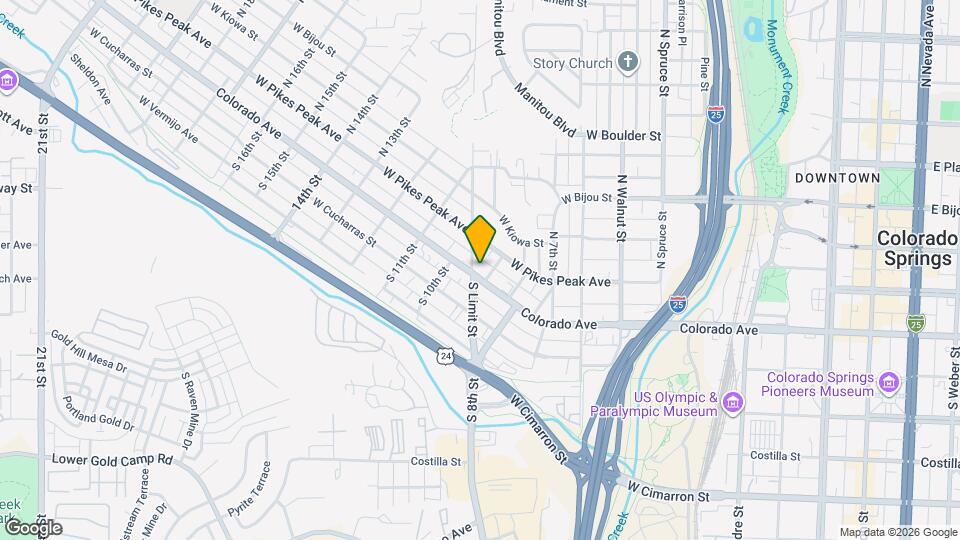 910 W Colorado Ave Mapa y Detalles de la Ubicación