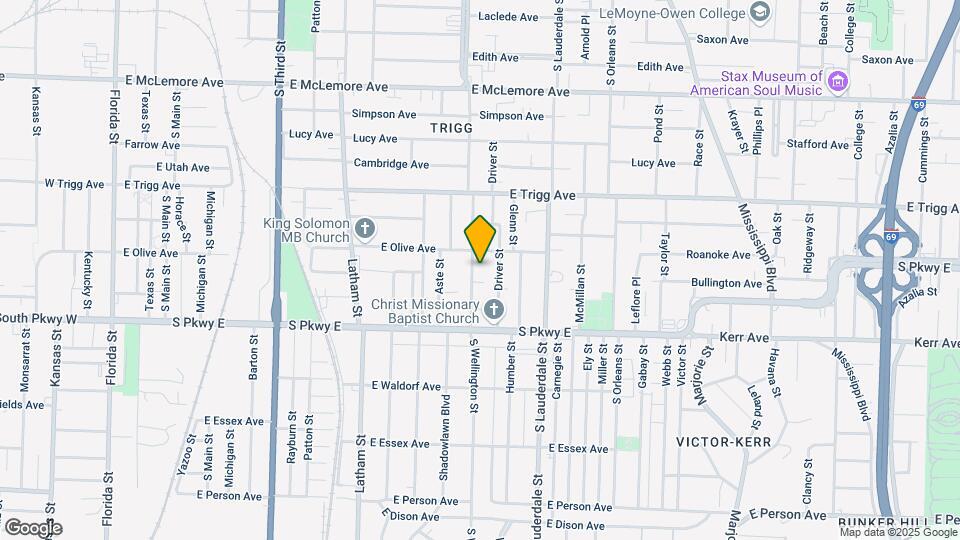 1382 S Wellington St Map and Location Details