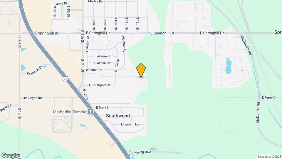 1235 E Dawn Dr Map and Location Details