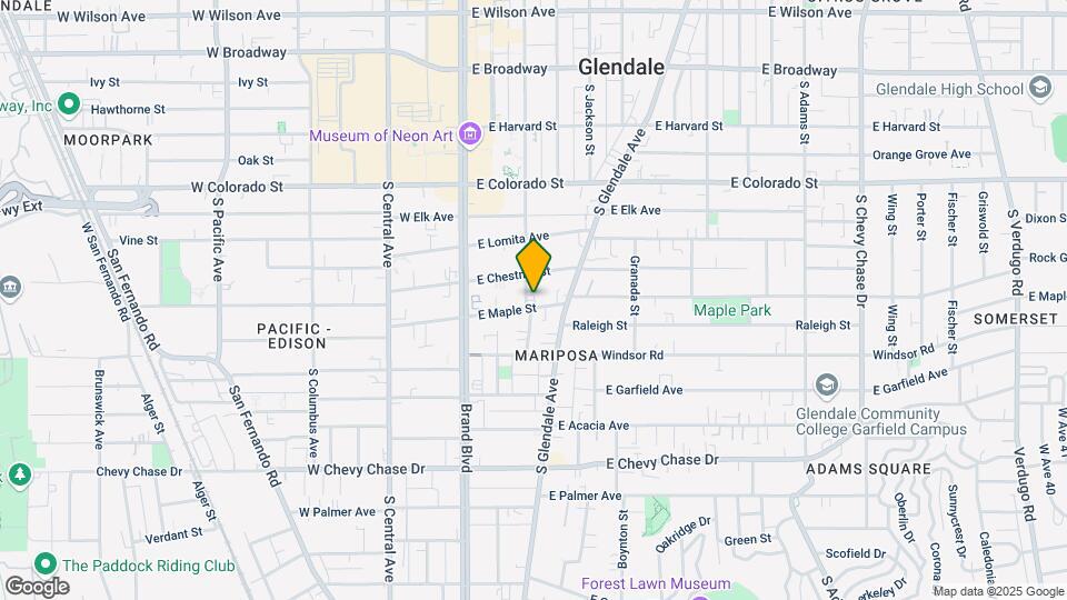 618 S Louise St Mapa y Detalles de la Ubicación