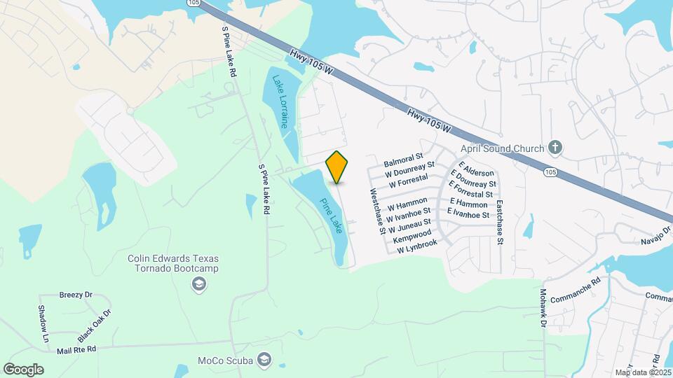 1598 E Pine Lake Cir Map and Location Details