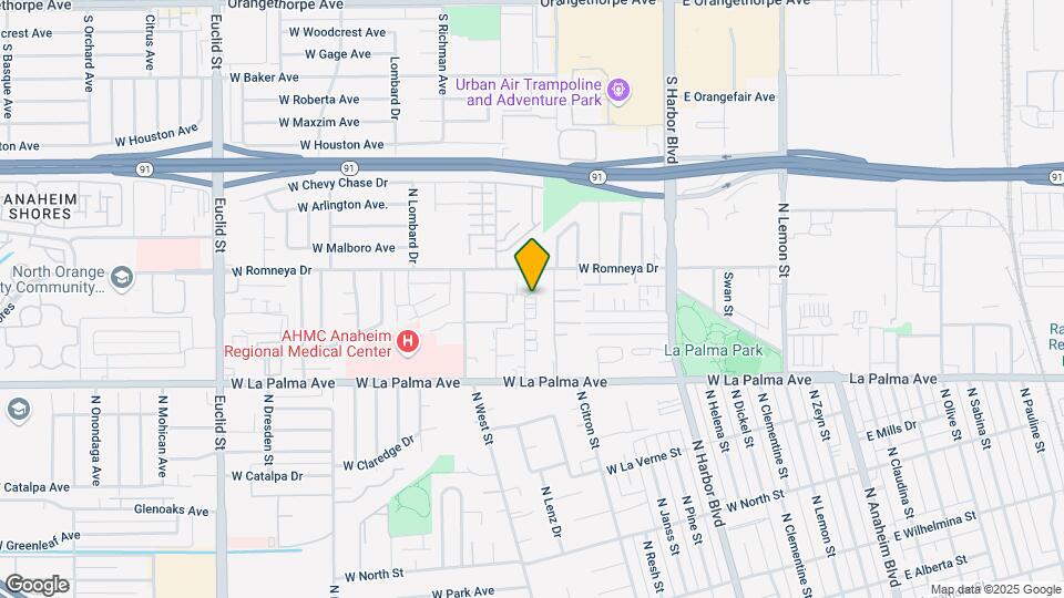 1172 N Mayfair Ave Map and Location Details