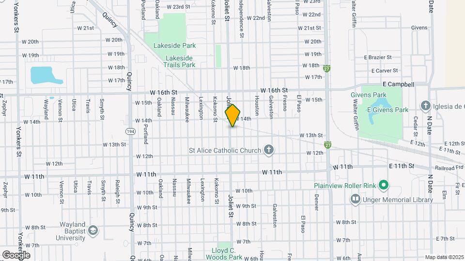 1304 Joliet St Map and Location Details