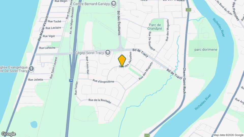 8450 Des Jacinthes Rue Map and Location Details