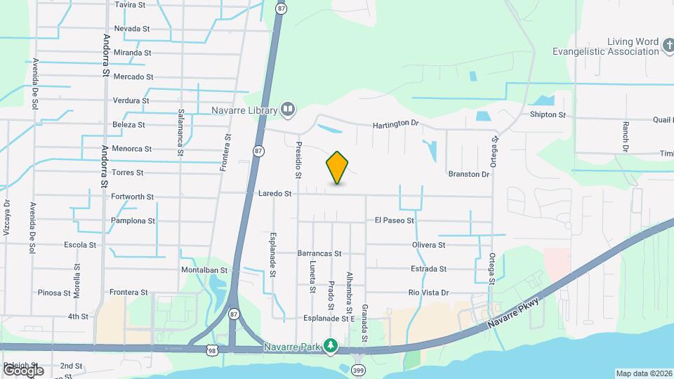 8544 Laredo St Map and Location Details