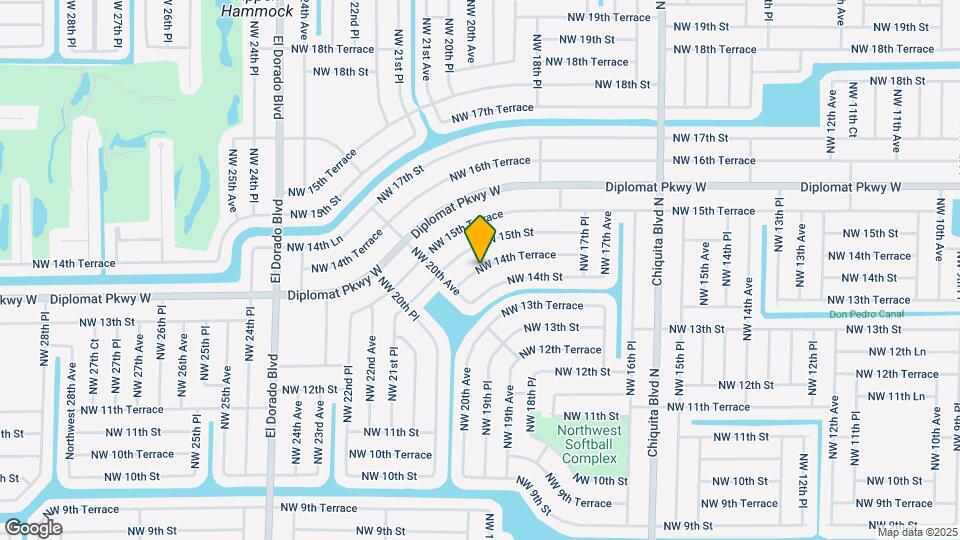 1728 NW 11th Ct Map and Location Details