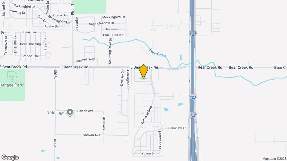 1139 Valley View Dr Map and Location Details