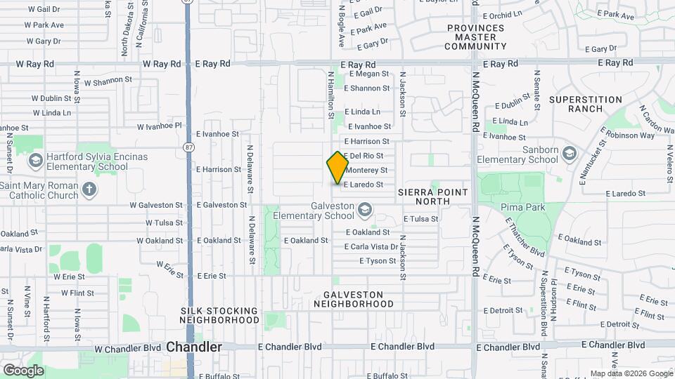 601 E Laredo St Map and Location Details