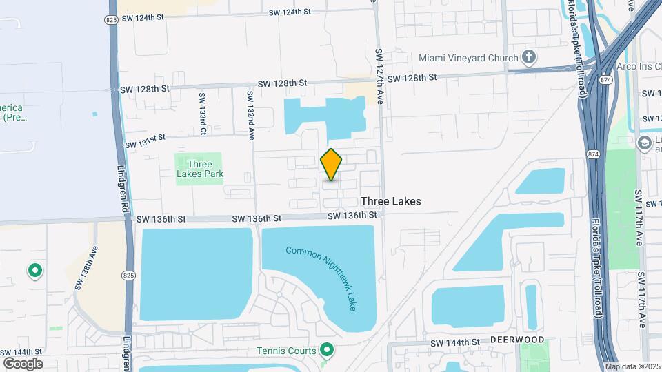 12863 SW 134th Terrace Map and Location Details