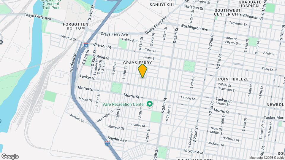 1523 S Etting St Map and Location Details