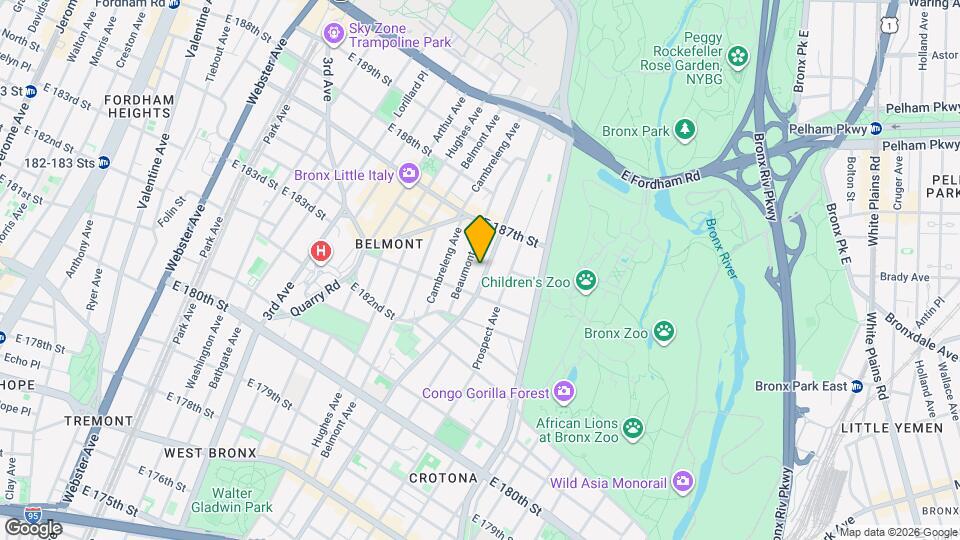 2311 Crotona Ave Map and Location Details
