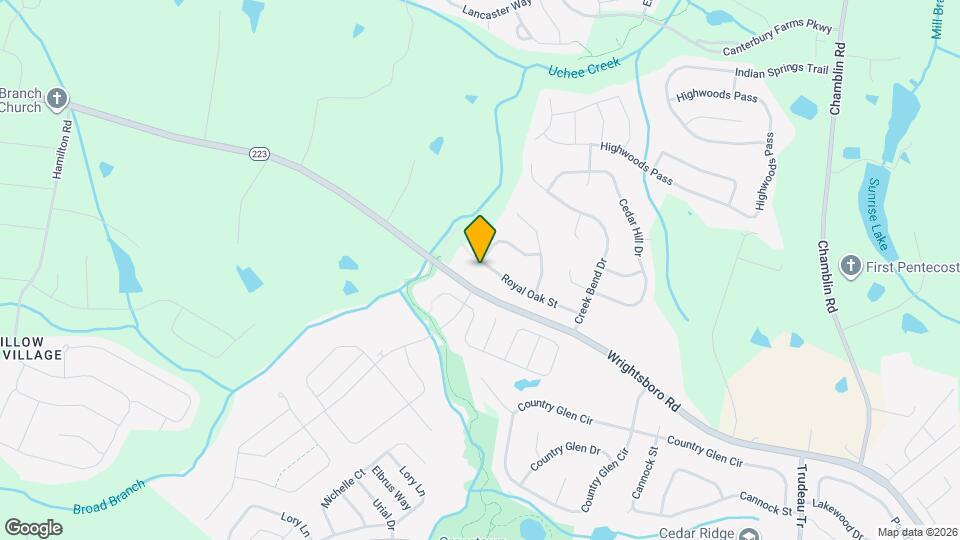 1339 Royal Oak St Mapa y Detalles de la Ubicación