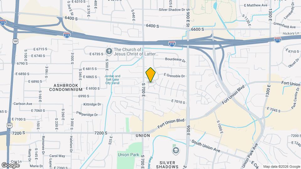 6905 S 725 E St Map and Location Details