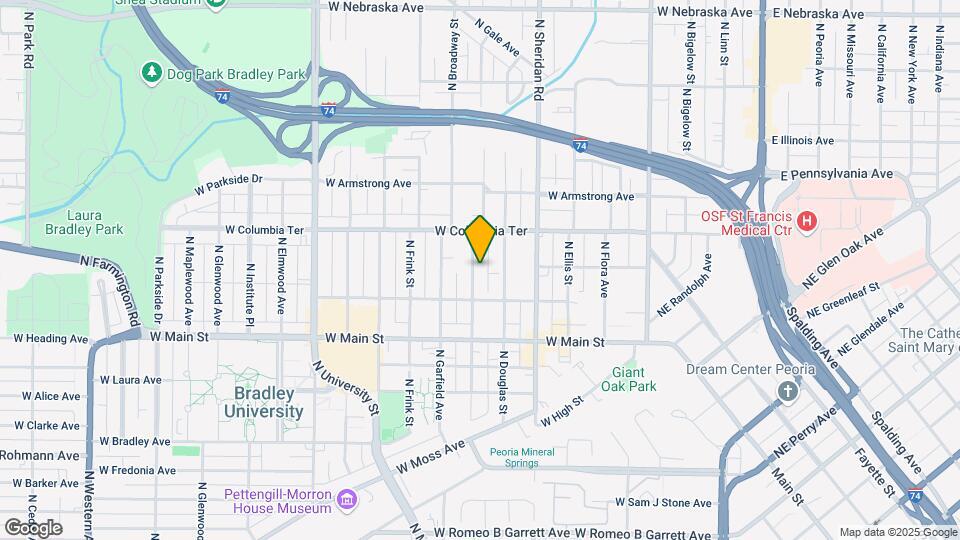 1200 N Orange St Map and Location Details
