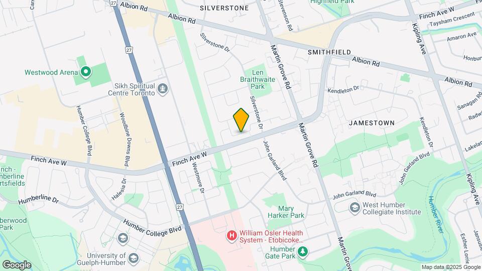 25 Hun Crescent Map and Location Details