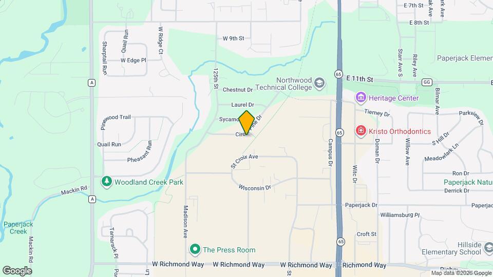 660 Circle Pine Dr Map and Location Details