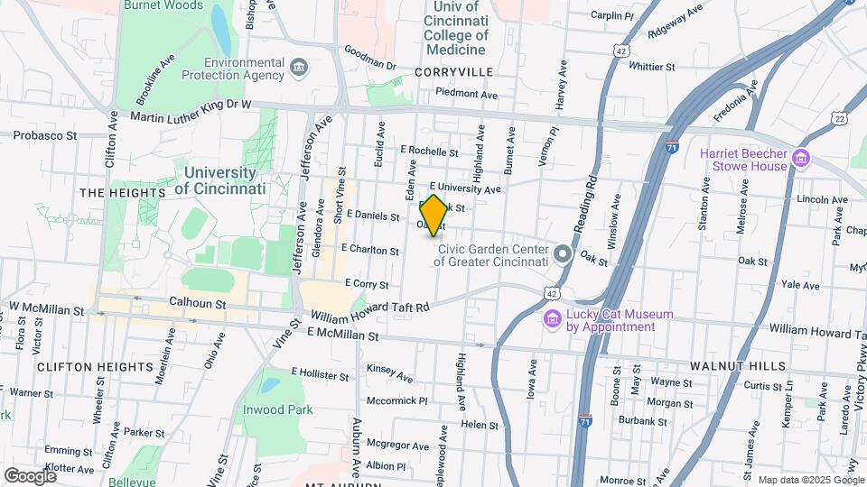 2659 Bellevue Ave Map and Location Details