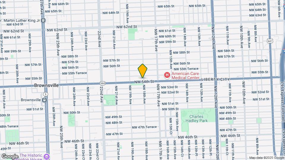 1801 NW 54th St Mapa y Detalles de la Ubicación