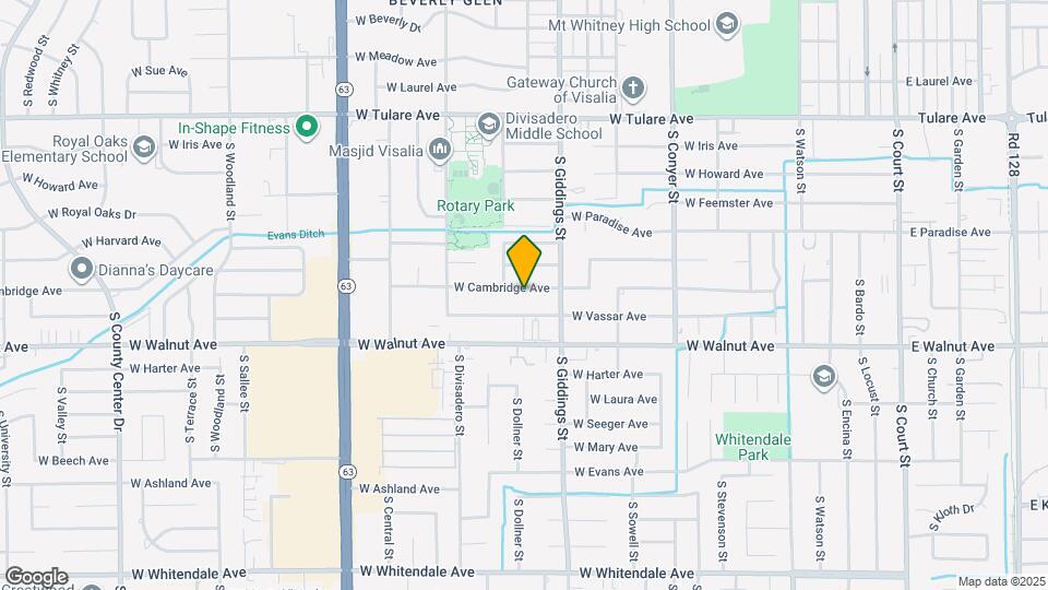 1413 W Cambridge Ave Map and Location Details