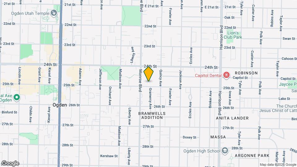 832 25th St, Unit 832 25th St #2 Map and Location Details