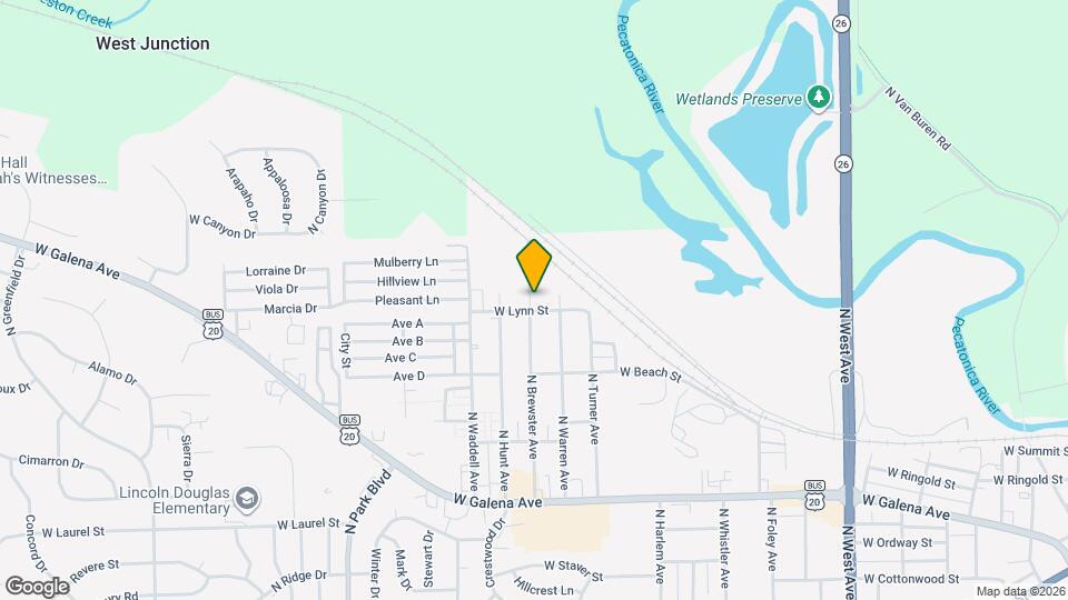 811 N Brewster Ave Map and Location Details