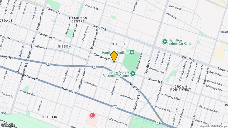 33 Senator Ave, Unit 1 Map and Location Details