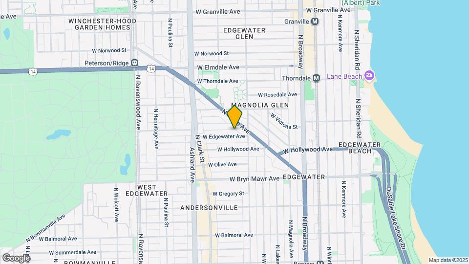 1428 W Edgewater Ave-Unit -#1 Map and Location Details