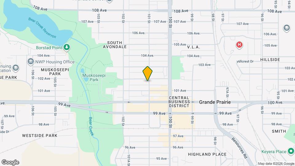 10101-102 102 Ave Map and Location Details
