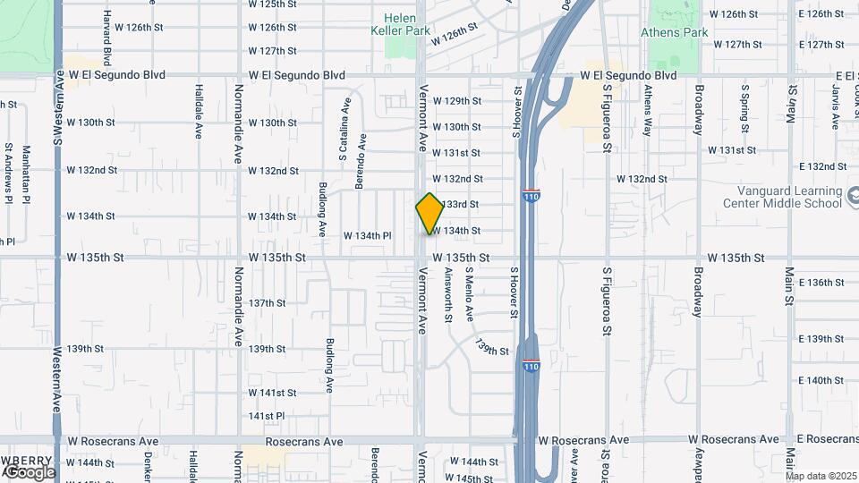 13410 S Vermont Ave, Unit 13410 Map and Location Details