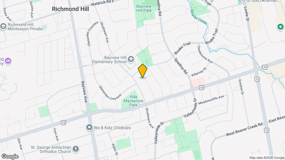 12 A Ava Crescent Map and Location Details