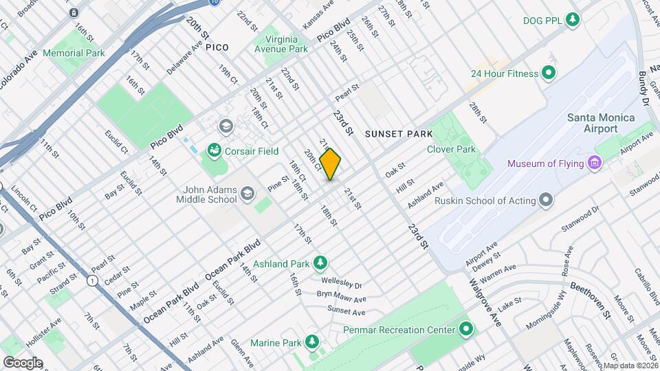 2011 Ocean Park Blvd, Unit Apt C Map and Location Details
