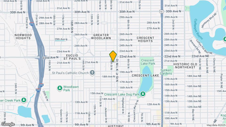 934 21st Ave N Map and Location Details