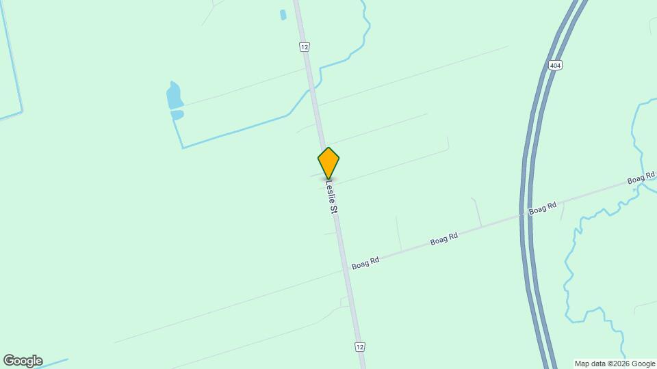 22156 Leslie St Map and Location Details