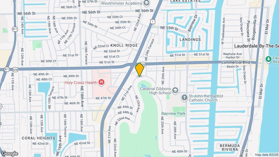 4836 NE 23rd Ave Mapa y Detalles de la Ubicación
