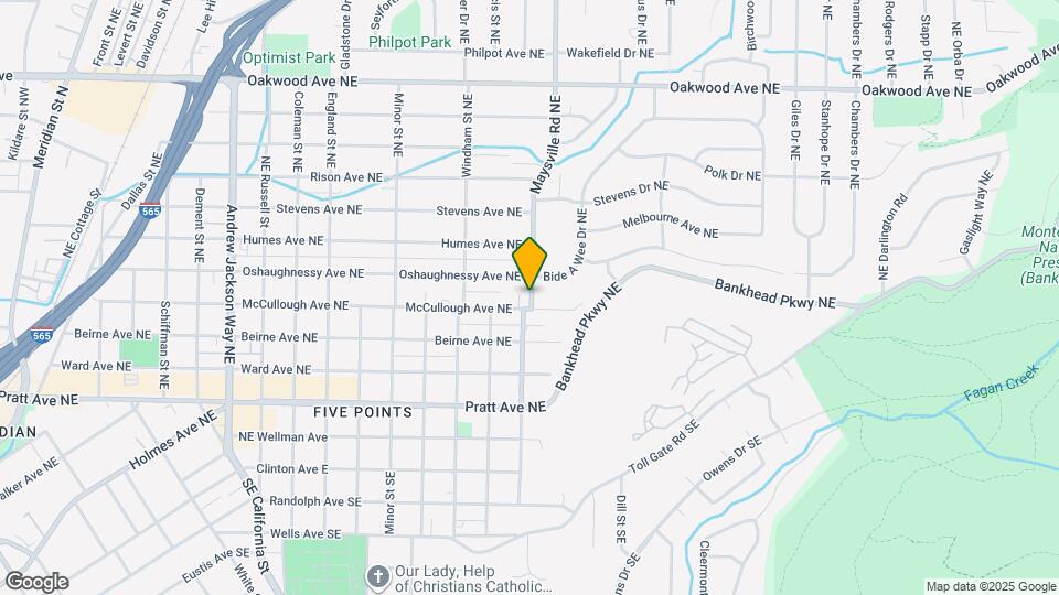 603 Maysville Rd NE Map and Location Details