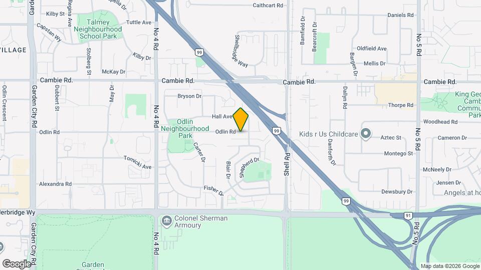 10526 Odlin Rd Map and Location Details