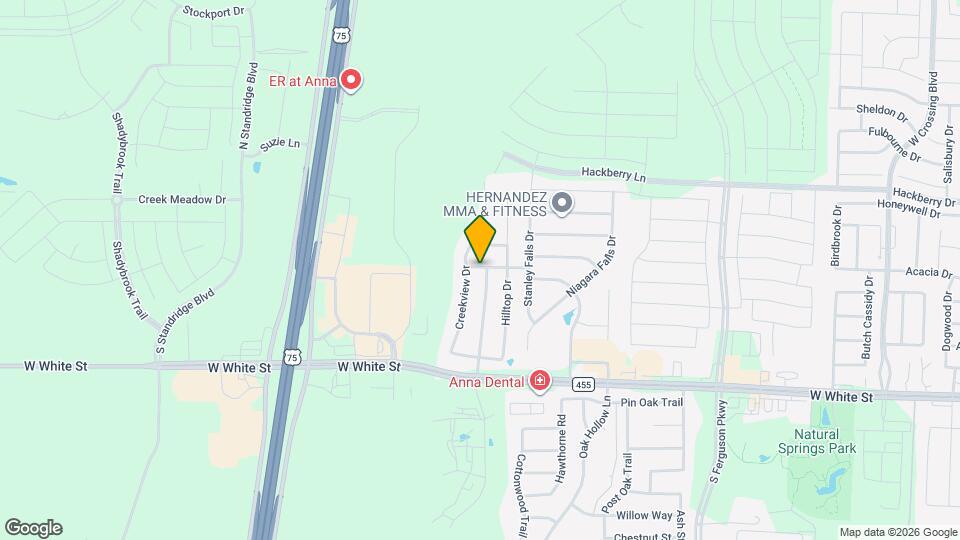300 Creekside Dr Map and Location Details