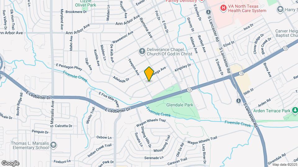 1411 Kingsley Dr Map and Location Details