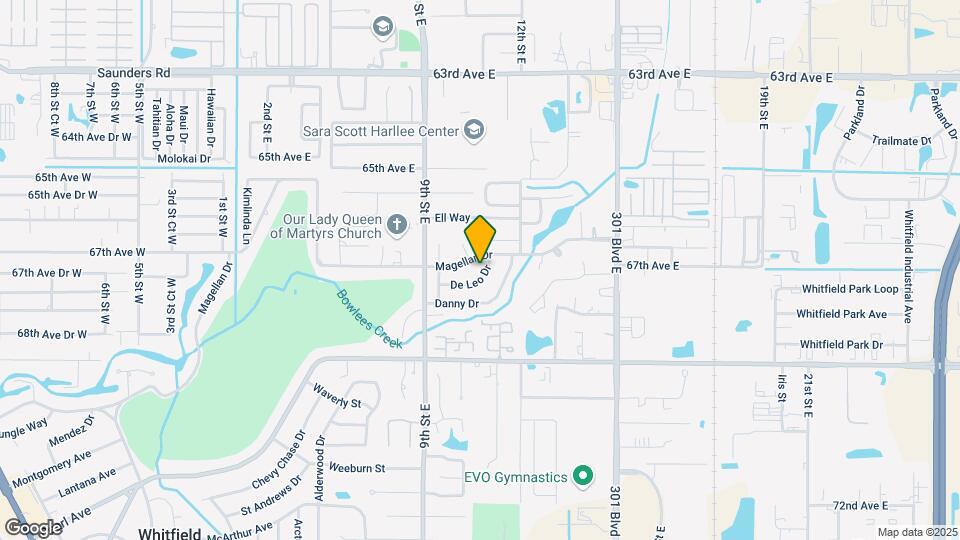 1127 De Leo Dr Map and Location Details