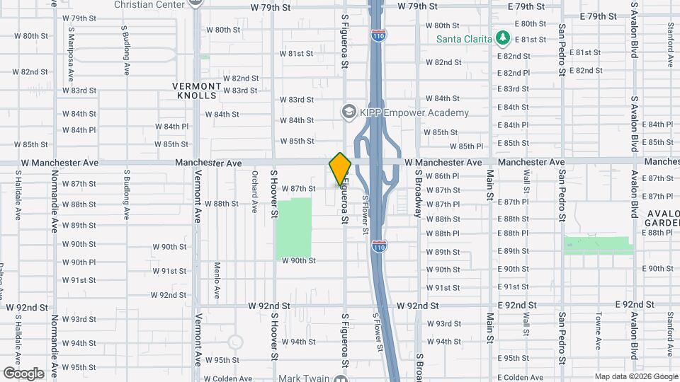 8701 S Figueroa St Map and Location Details