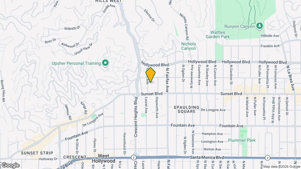 1540 Laurel Ave Map and Location Details