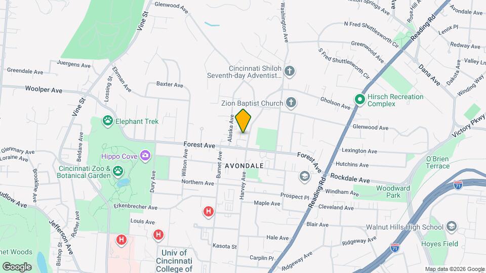 3545 Harvey Ave, Unit 2100 Map and Location Details