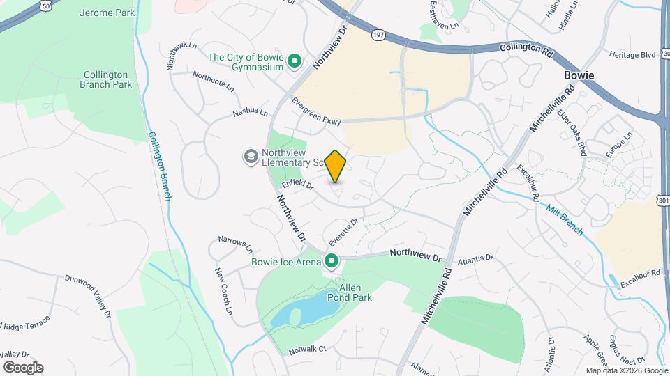 15501 Empress Way Mapa y Detalles de la Ubicación