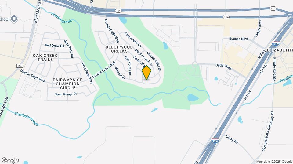 2933 Saddle Creek Dr Map and Location Details