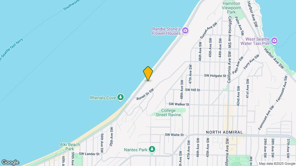 1788 Alki Ave SW Mapa y Detalles de la Ubicación