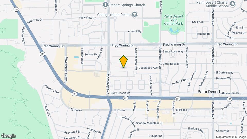 73125 Guadalupe Ave Map and Location Details